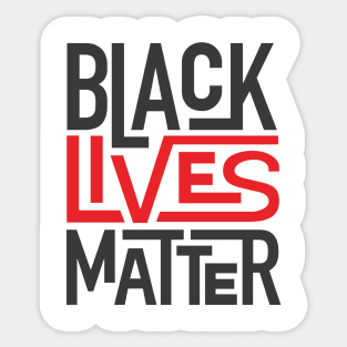 Black Lives Matter T-Shirt Sticker